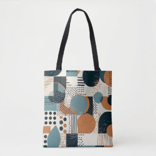 Minimal Abstraktes Nahtloses Muster - Geometrisch Tasche