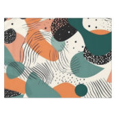 Minimal Abstraktes Nahtloses Muster - Geometrisch Tischdecke (Vorderseite (Horizontal))