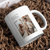 Minimal All Is Calm All Is Bright Christmas Photo Kaffeetasse