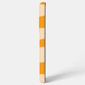 Minimal alternierend orange samsung galaxy hülle (Rückseite (Horizontal))