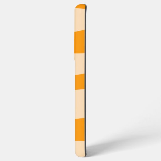 Minimal alternierend orange samsung galaxy hülle (Rückseite (Horizontal))