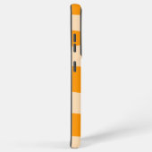 Minimal alternierend orange samsung galaxy hülle (Rechte Seite)