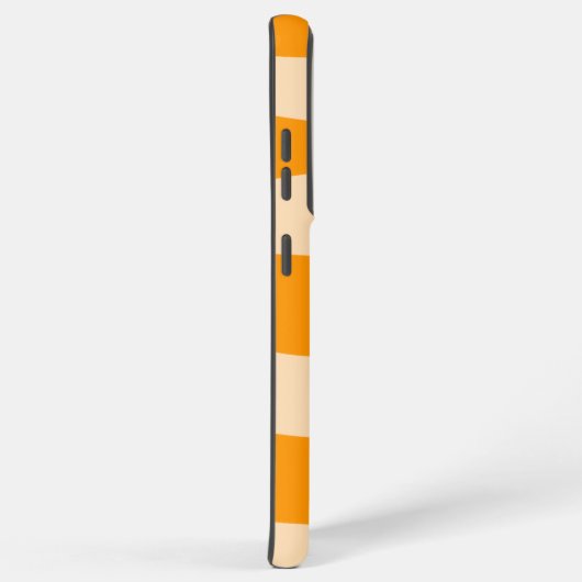 Minimal alternierend orange samsung galaxy hülle (Rechte Seite)