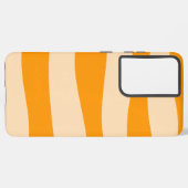 Minimal alternierend orange samsung galaxy hülle (Linke Seite)