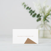 Minimal-Angle-Front und Solid-Back-Business des Mu Visitenkarte (Stehend Vorderseite)