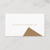 Minimal-Angle-Front und Solid-Back-Business des Mu Visitenkarte (Vorderseite)