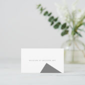 Minimal-Angle-Front und Solid-Back-Business des Mu Visitenkarte (Stehend Vorderseite)