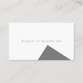 Minimal-Angle-Front und Solid-Back-Business des Mu Visitenkarte (Vorderseite)