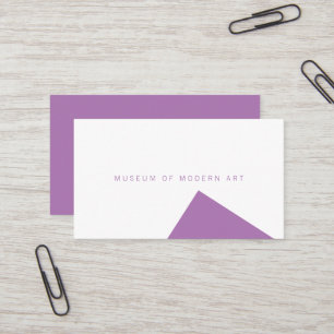 Minimal-Angle-Front und Solid-Back-Business des Mu Visitenkarte