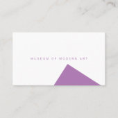 Minimal-Angle-Front und Solid-Back-Business des Mu Visitenkarte (Vorderseite)