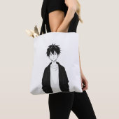 Minimal Anime Boy Tote Tasche (Von Nahem)