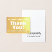 Minimal, anpassbar "Danke!" Karte (Anzeige)