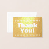 Minimal, anpassbar "Danke!" Karte (Vorderseite mit Umschlag)