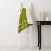 Minimal anpassbarer Olivenöle Sherpadecke (Beispiel)