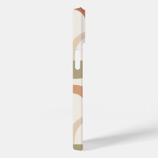 Minimal Arches Earth Tones Phone Case (Rückseite / Rechts)