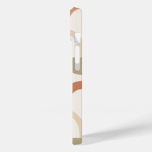 Minimal Arches Earth Tones Phone Case (Rückseite / Links)