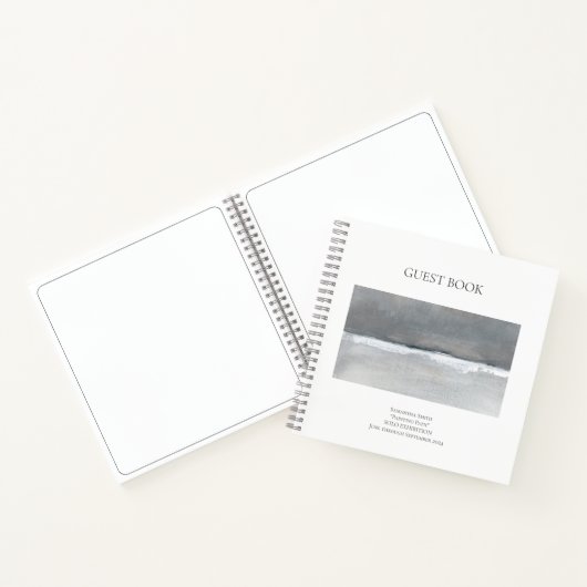 Minimal Art Show Ausstellung Gästebuch Notizblock (Innenseite)