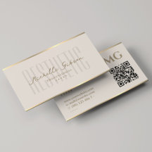 Minimal ästhetische Monogramm Sand Beige Beruflich