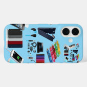 Minimal ästhetisches Abstraktes Muster Telefongehä Case-Mate iPhone Hülle (Rückseite (Horizontal))