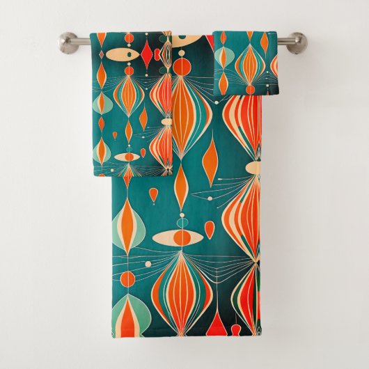 Minimal Atomic Drops Design Badhandtuch Set (Insitu)