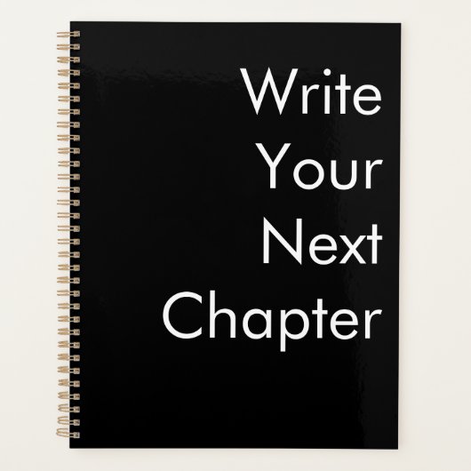 Minimal Author's Journal Planer (Vorderseite)