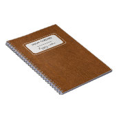 Minimal Basic Bronze Denim Fabric07 Print Notizblock (Rechte Seite)