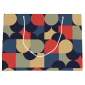 Minimal Bauhaus Style Große Geschenktüte (Vorderseite)