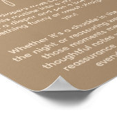 Minimal Bear Baby Dusche Spätabendwindspiel Poster (Ecke)