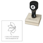 Minimal, Beauty, Logo, Line Art Gummistempel (Stempel)