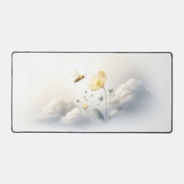 Minimal Bee & Clouds Desk Mat Schreibtischunterlage