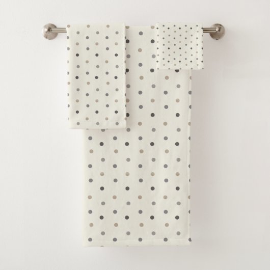 Minimal Beige & Gray Baby Towel Set (Insitu)