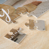 Minimal benutzerdefiniertes Skript-Foto und -Namen Puzzle (Seite)