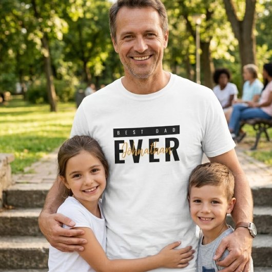 Minimal Bester Vater je Vatertag T - Shirt