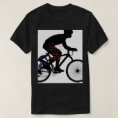 Minimal Bicycle Art  T-Shirt (Design vorne)