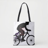 Minimal Bicycle Art – Tasche (Vorderseite)