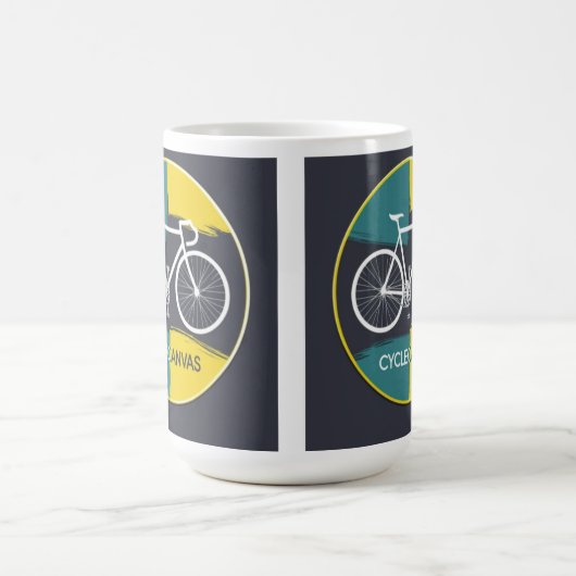 Minimal Bicycle Illustration –  Kaffeetasse (Mittel)