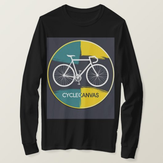 Minimal Bicycle Illustration –  T-Shirt (Design vorne)