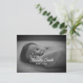 Minimal Birth Doula Newborn Care Design Postkarte (Stehend Vorderseite)
