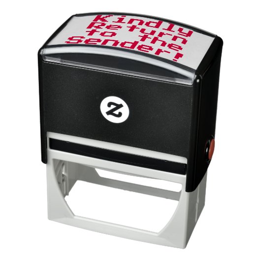 Minimal "Bitte zurück zum Absender!" Permastempel (Produkt)