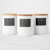 Minimal Black 2oz Dropper Bottle Waterproof Label Lebensmitteletikett (Flaschen)