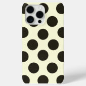 Minimal Black Polka Dot Pattern Case-Mate iPhone Hülle (Rückseite)