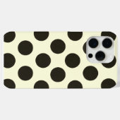 Minimal Black Polka Dot Pattern Case-Mate iPhone Hülle (Rückseite (Horizontal))