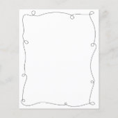 Minimal Black sagte er. Sie sagte Brautparty Game (Rückseite)