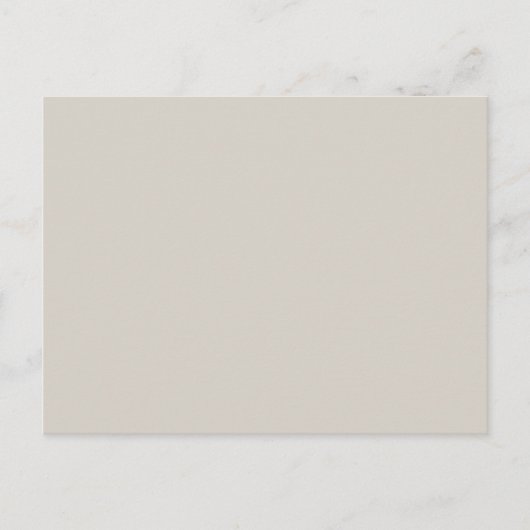 Minimal Blank Color  Postkarte (Vorderseite)