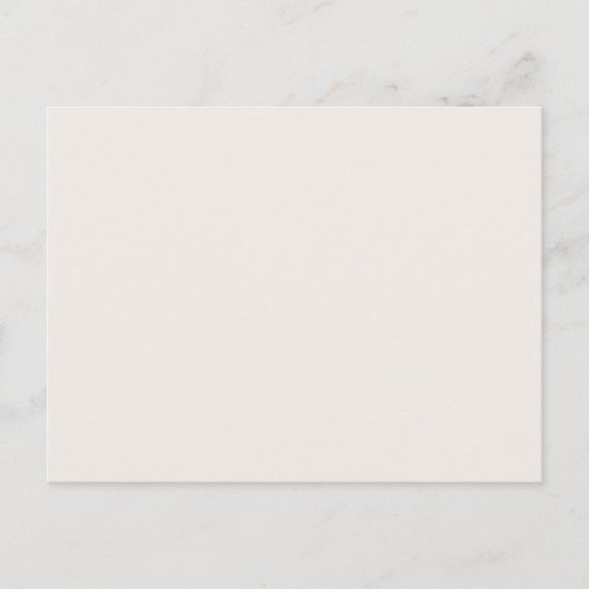 Minimal Blank Color  Postkarte (Vorderseite)