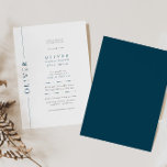 Minimal Blau und Weiß Bar Mitzvah Typografie Einladung<br><div class="desc">Mazel tov auf diesem besondere Anlass! Machen Sie die Bar Mitzvah Zeremonie und das Party Ihres Sohnes mit dieser minimalistischen Typografie blau-weiß einladen. HINWEIS: Um hebräische Buchstaben einzugeben, müssen Sie hebräischen Text für den hebräischen Namen kopieren und in das Feld einfügen (z.B. können Sie zu Google Translate oder irgendwo hin...</div>