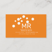 Minimal Blue Bubbles Car Wash Räume Designer B Visitenkarte (Rückseite)