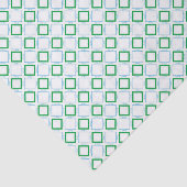 Minimal Blue Green Diamond japanischer Text Seidenpapier (Ausschnitt)