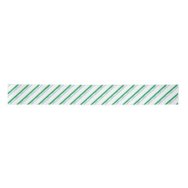 Minimal Blue Green Small Strip japanischer Text Satinband