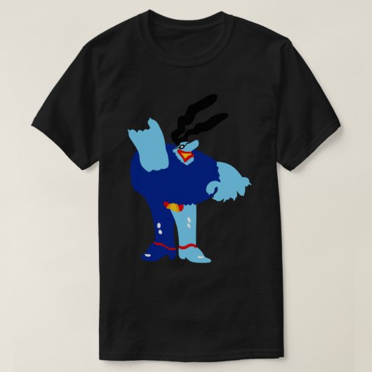Minimal Blue Meanie Classic T - Shirt (Design vorne)